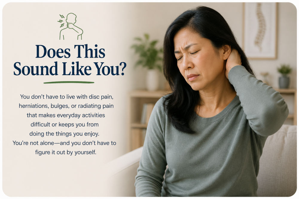Disc injury chiropractic care in Buford GA