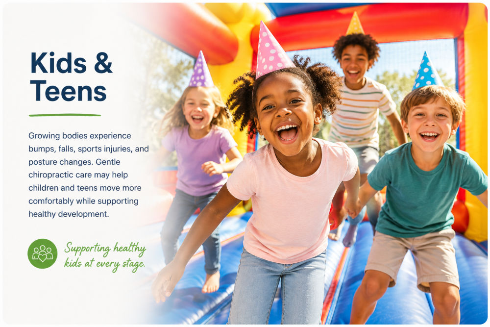 Chiropractic care information for children and teens