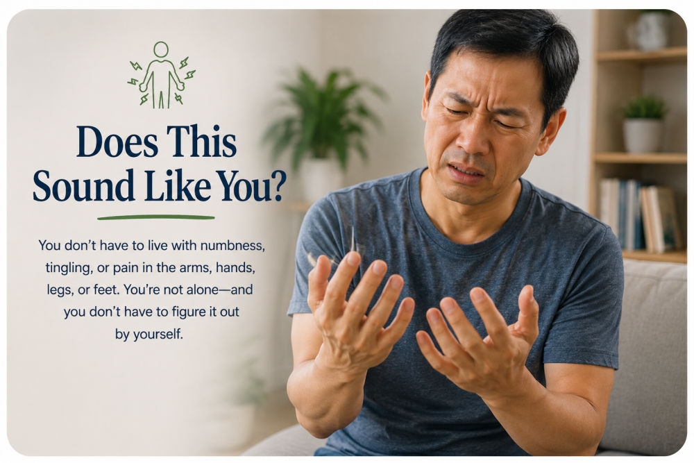 Numbness and tingling chiropractic care in Buford GA