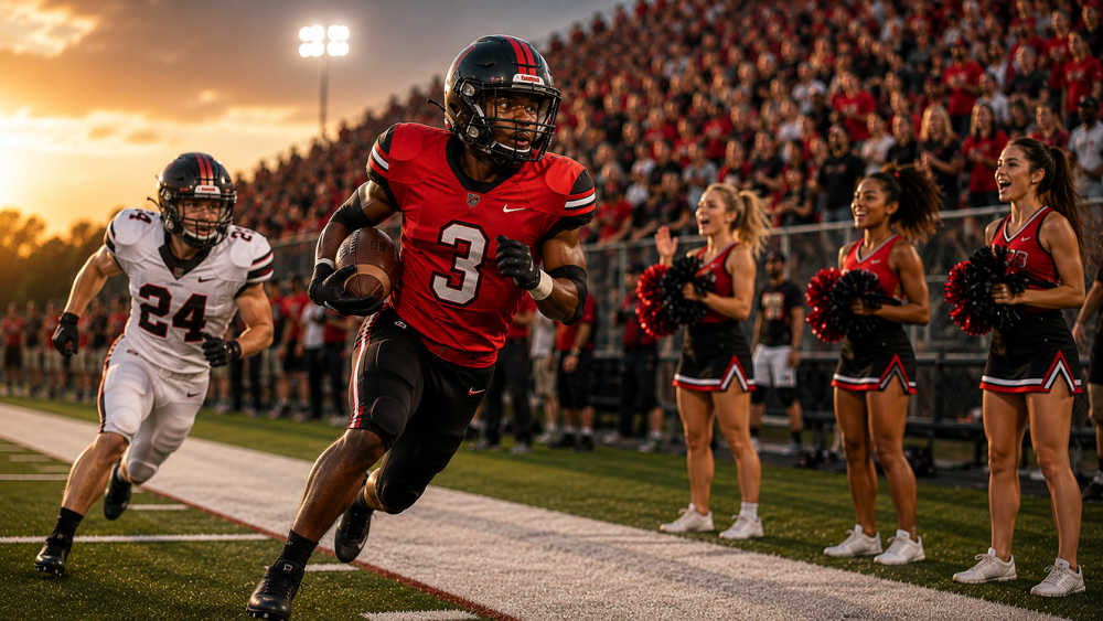 Youth football and cheer athletes representing sports injuries in Buford Georgia