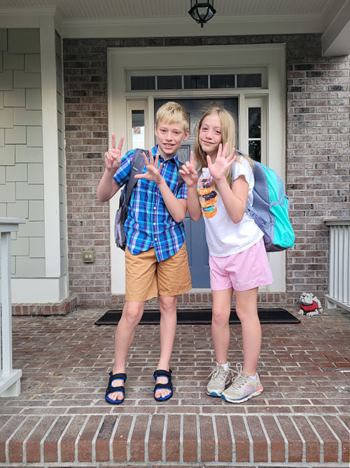 Dr. Richard Collin's Two Children, Starting 6th and 7th grades!